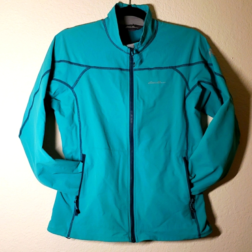 Eddie Bauer Sandstone shell, active wear jacket